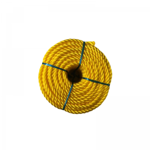 Yellow PE twisted rope Yellow PE twisted rope