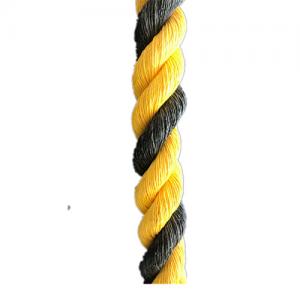 Yellow-black 3-Strand rope Yellow-black 3-Strand rope